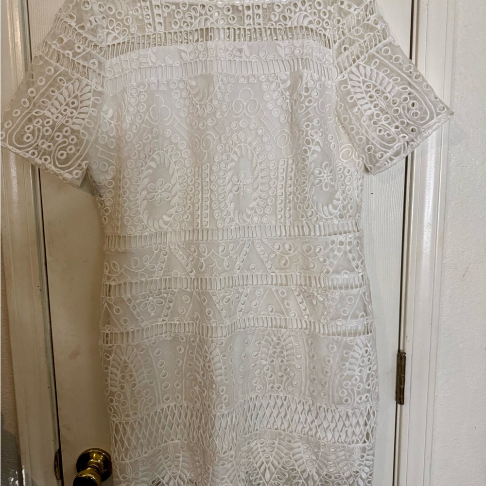 Elegant White Lace Giant Bini Dress